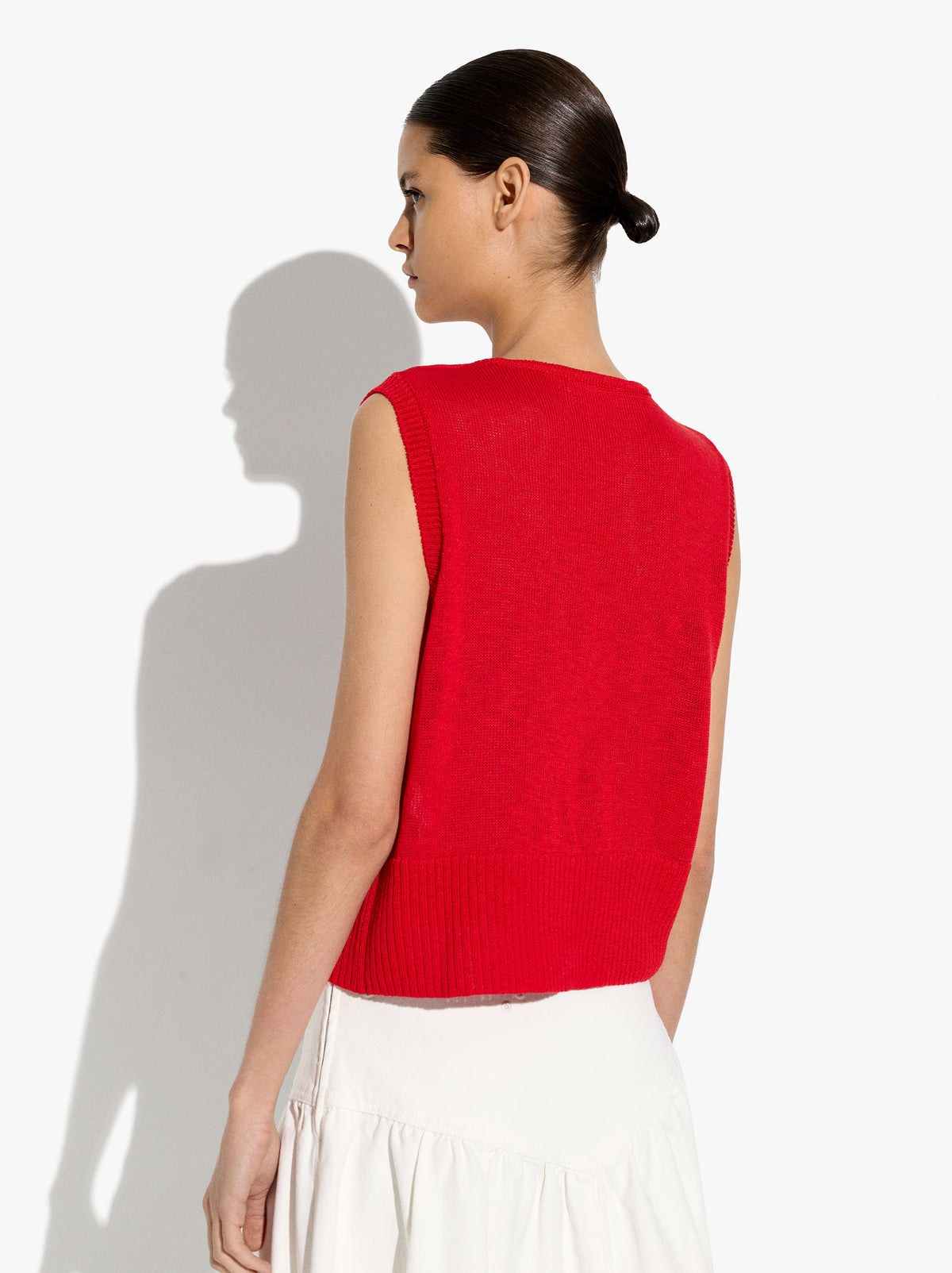 Mesh Waistcoat With Buttons