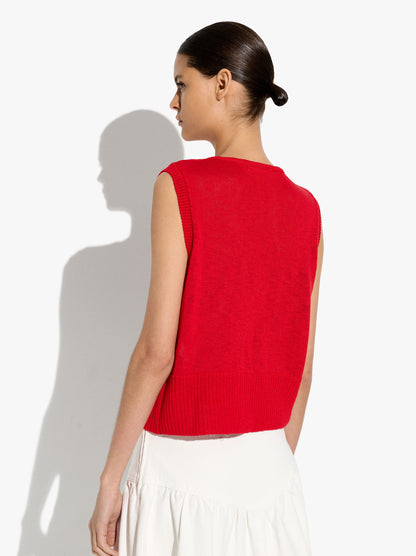 Mesh Waistcoat With Buttons