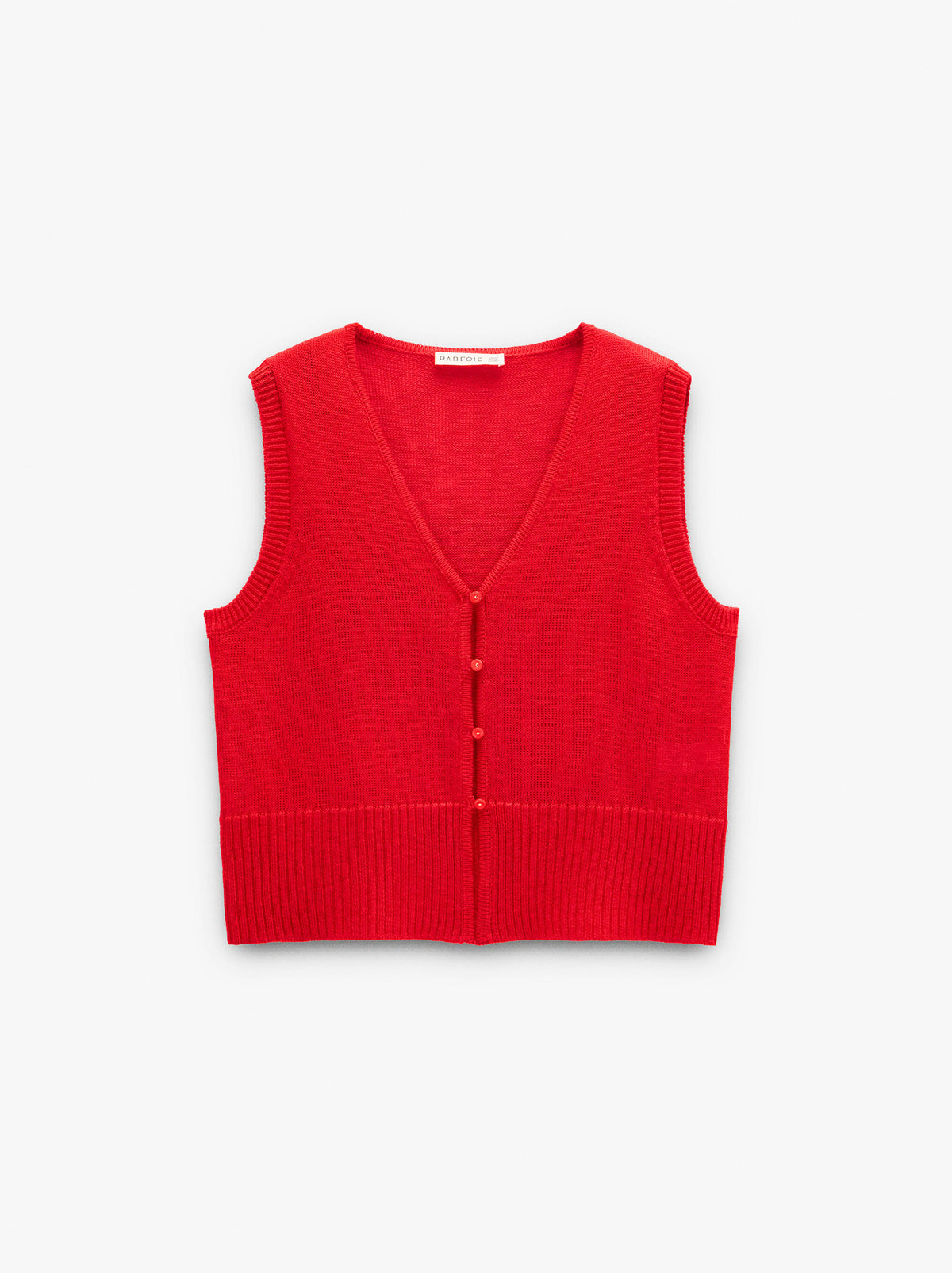 Mesh Waistcoat With Buttons