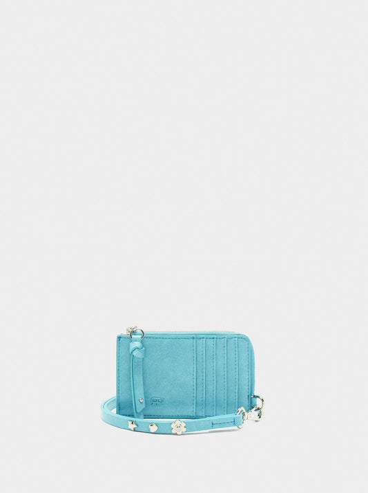 Card Holder With Cracked Effect