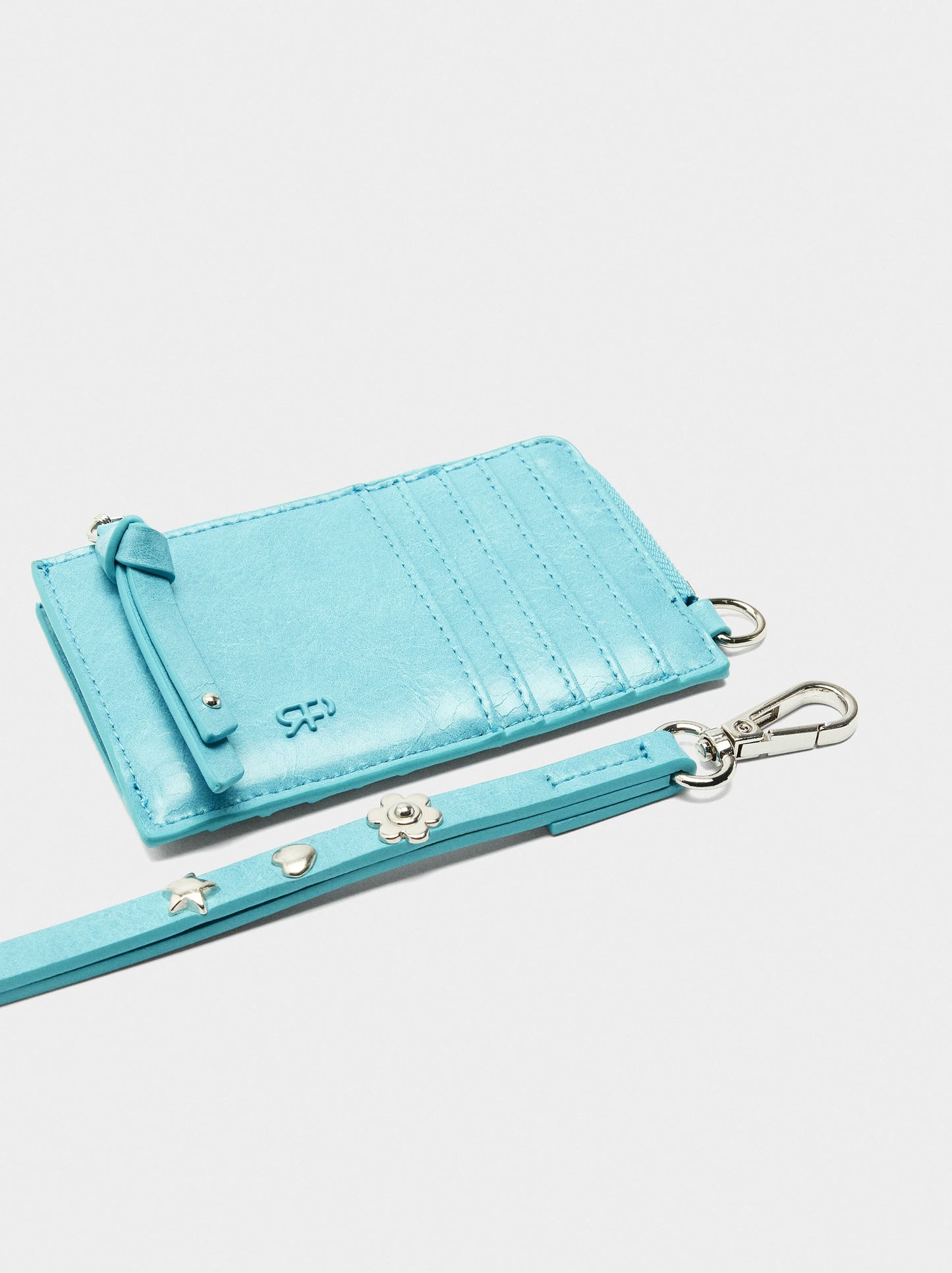 Card Holder With Cracked Effect