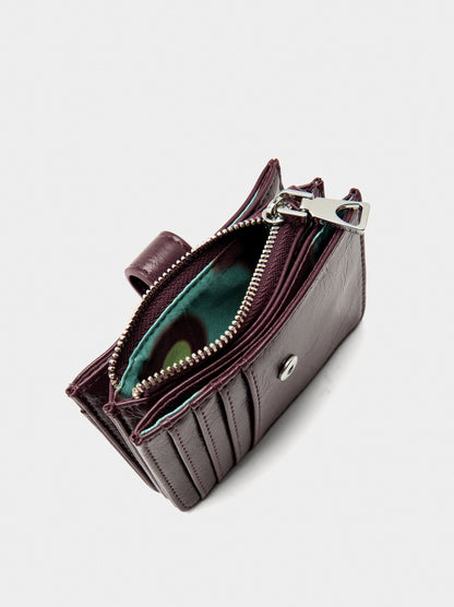 Card Holder With Cracked Effect