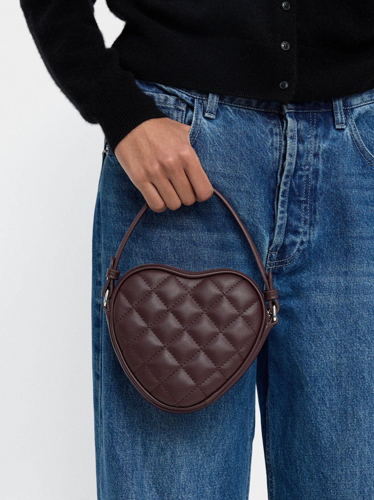 Mini Heart-Shaped Handbag
