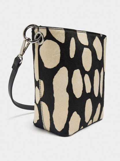 Animal Print Leather Crossbody Bag