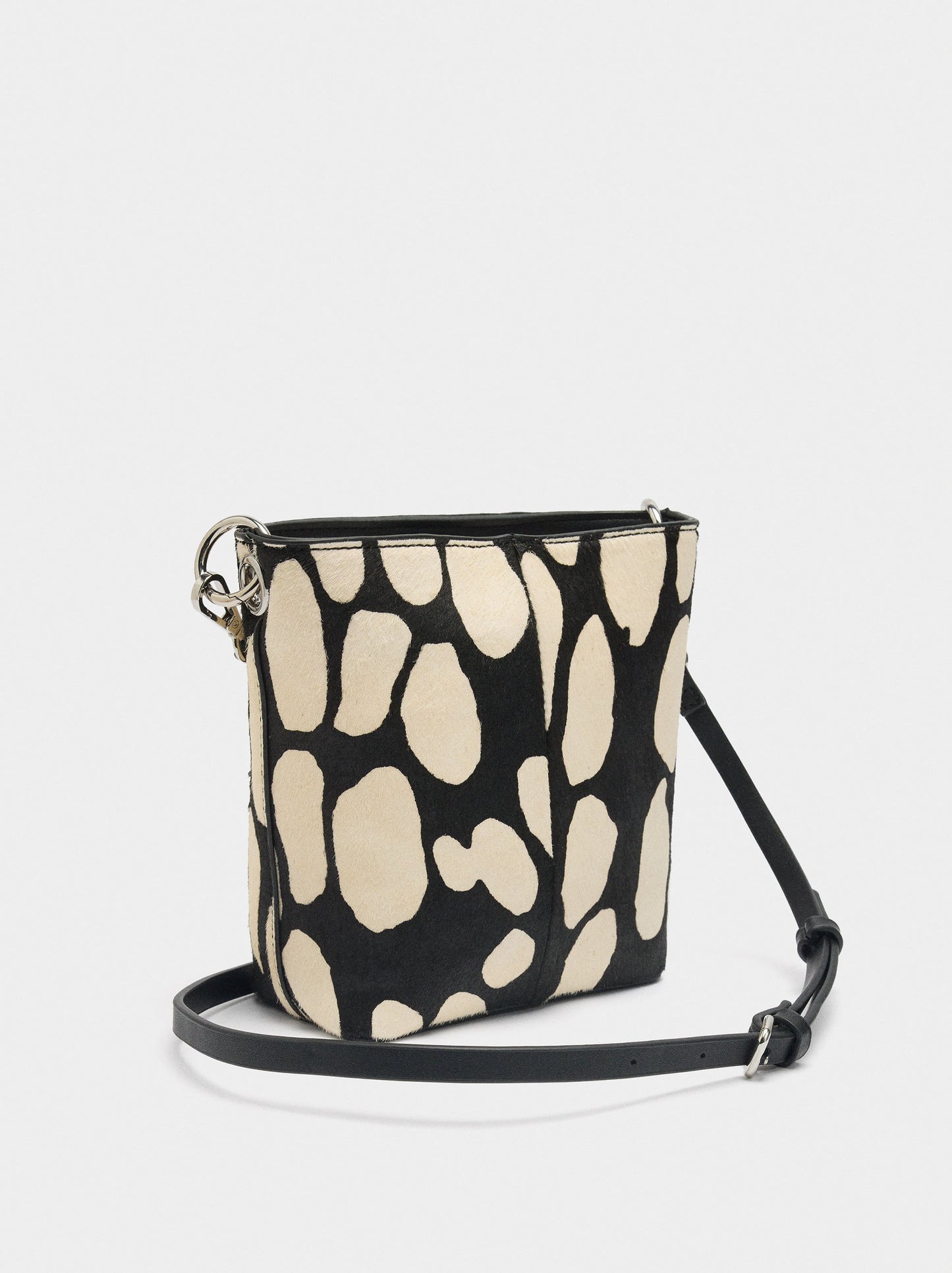 Animal Print Leather Crossbody Bag