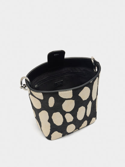 Animal Print Leather Crossbody Bag