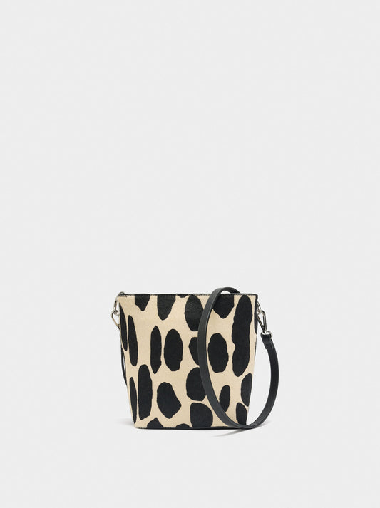 Animal Print Leather Crossbody Bag