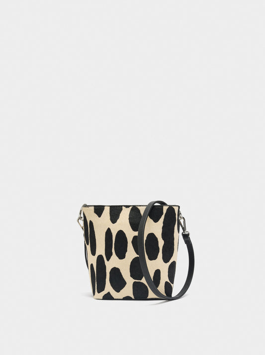 Animal Print Leather Crossbody Bag