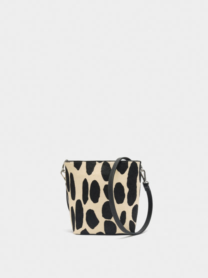 Animal Print Leather Crossbody Bag