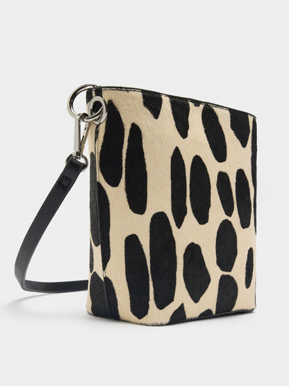 Animal Print Leather Crossbody Bag