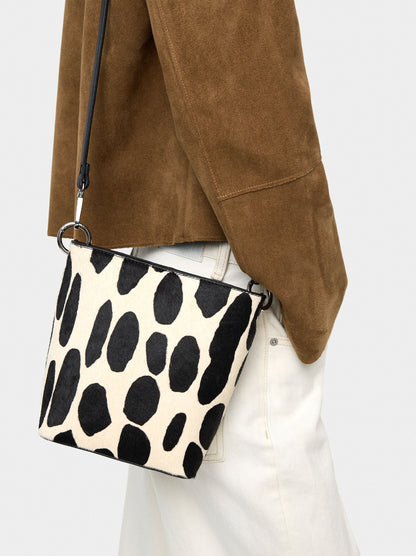 Animal Print Leather Crossbody Bag