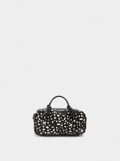 Tote Bag In Animal Printed Leather