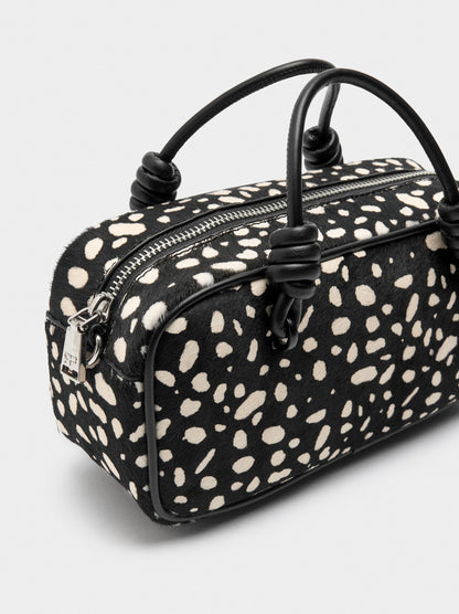 Tote Bag In Animal Printed Leather