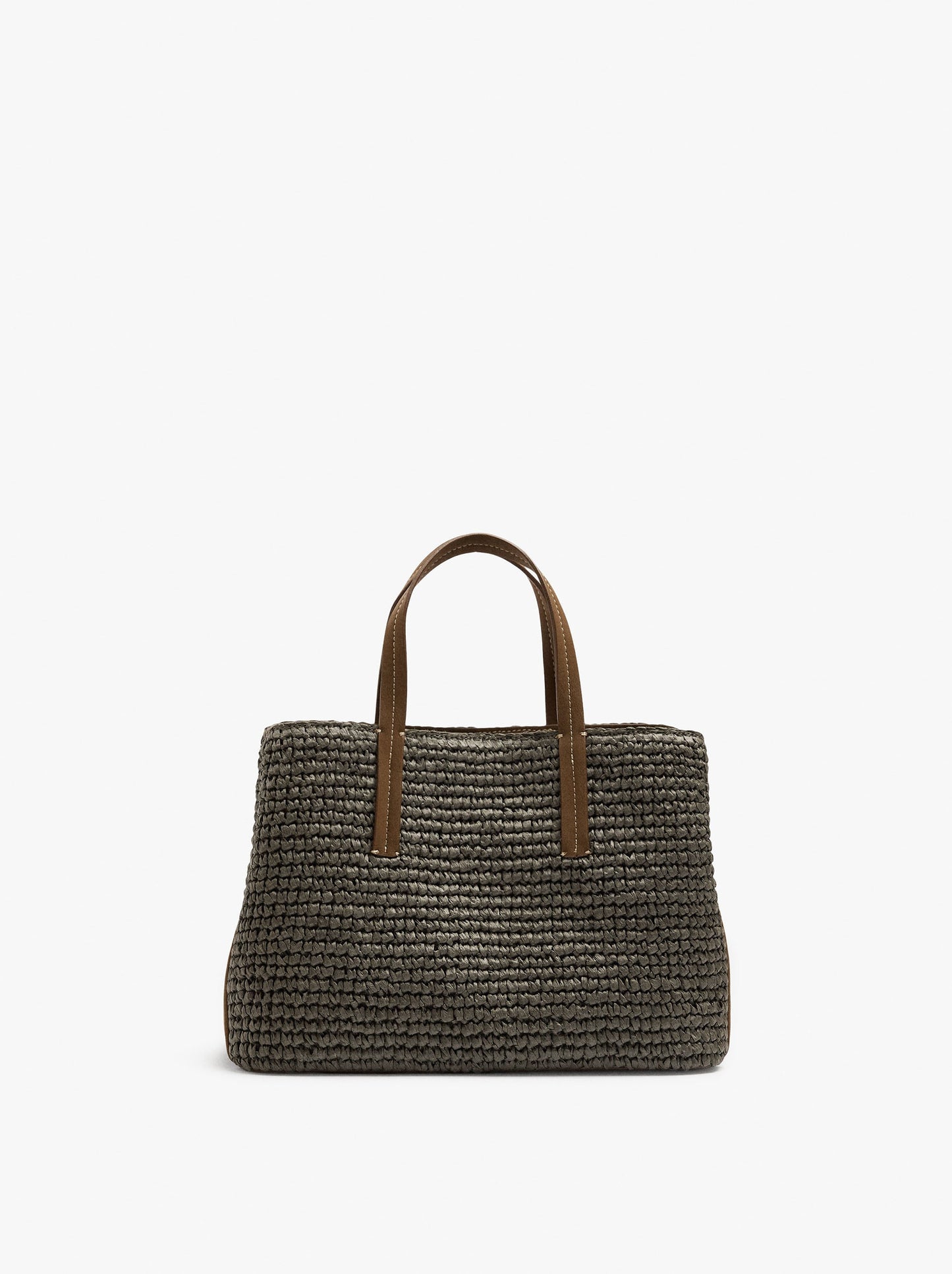 Tote Bag Paper Straw With Crossbody