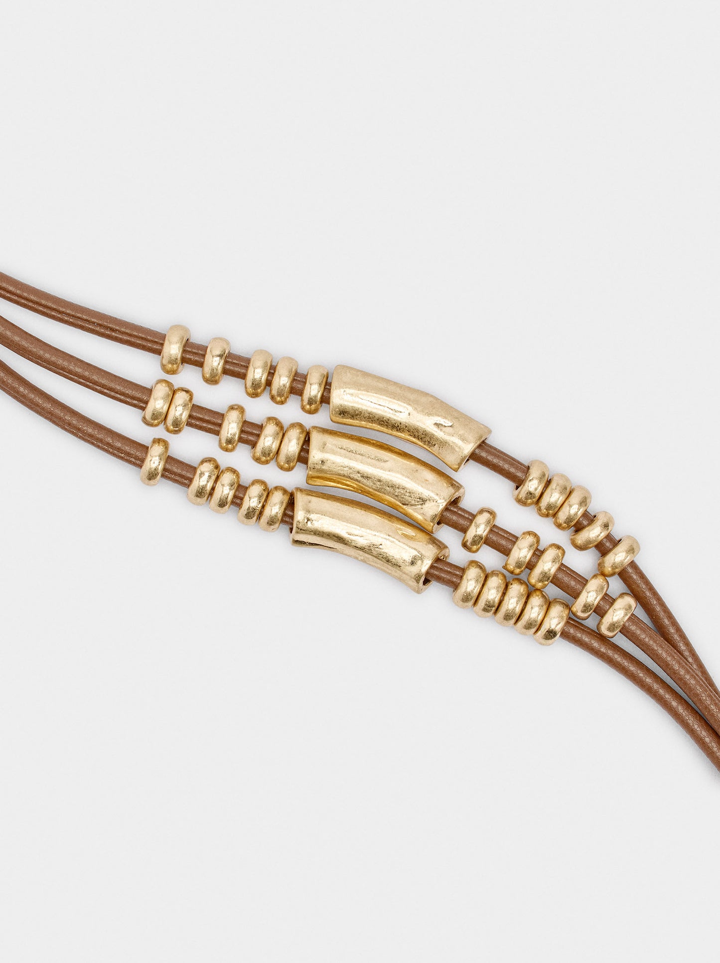 Multi-Bracelet Of Tubular Segment Cords