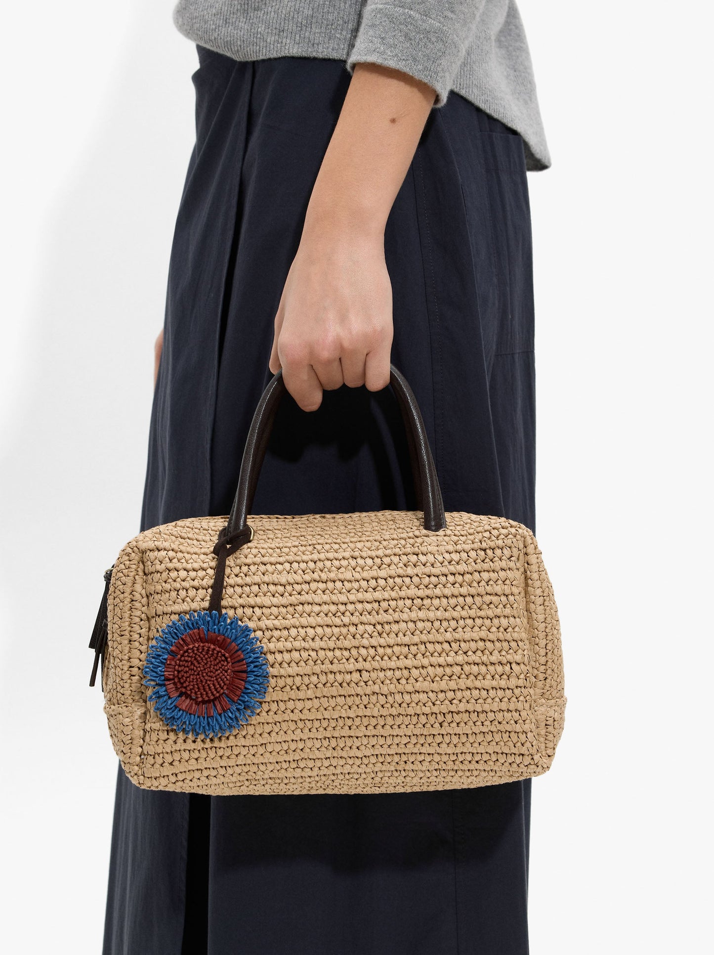 Bowling Bag Paper Straw With Pendant M