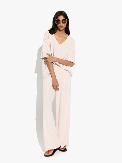 Trousers With Pockets And Elastic Waist