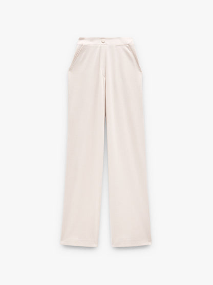Trousers With Pockets And Elastic Waist