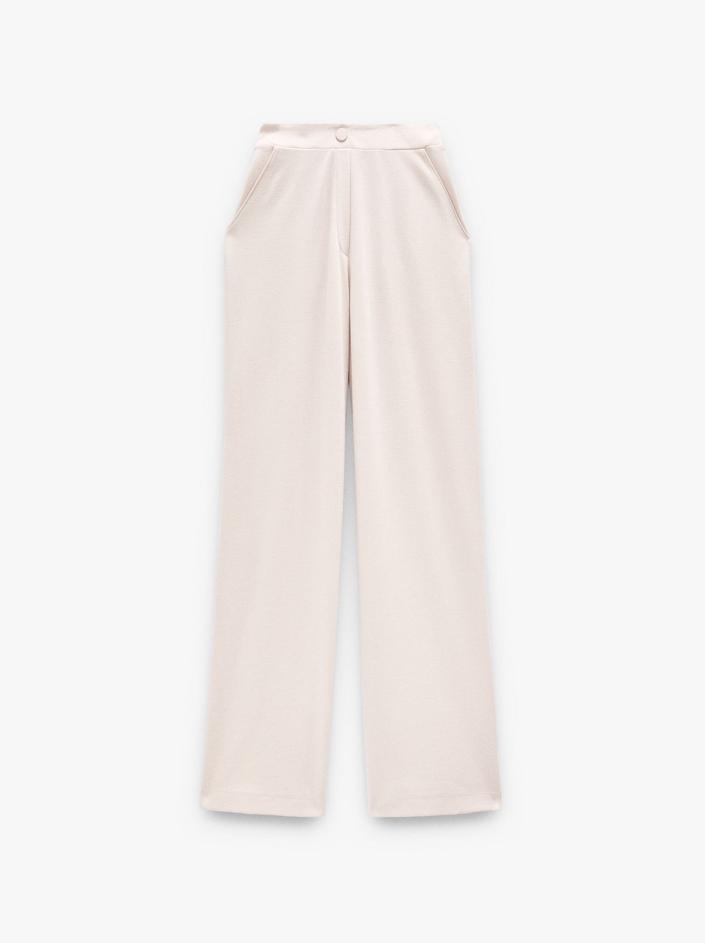 Trousers With Pockets And Elastic Waist