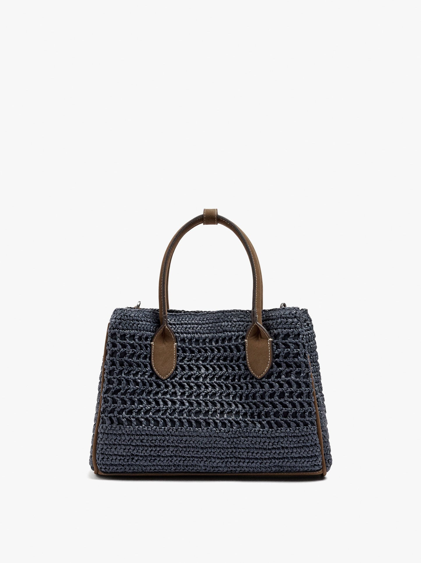 Tote Bag Paper Straw With Crossbody