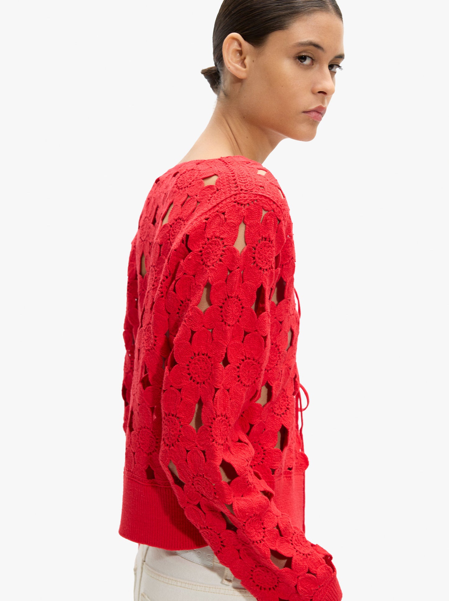 Floral Crochet Cardigan