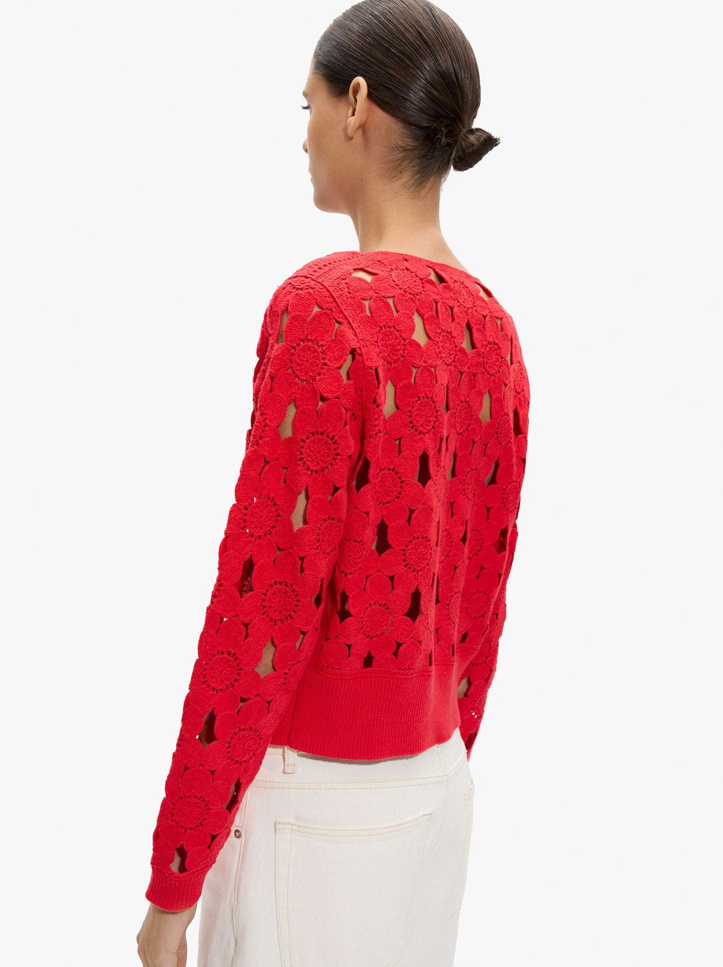 Floral Crochet Cardigan