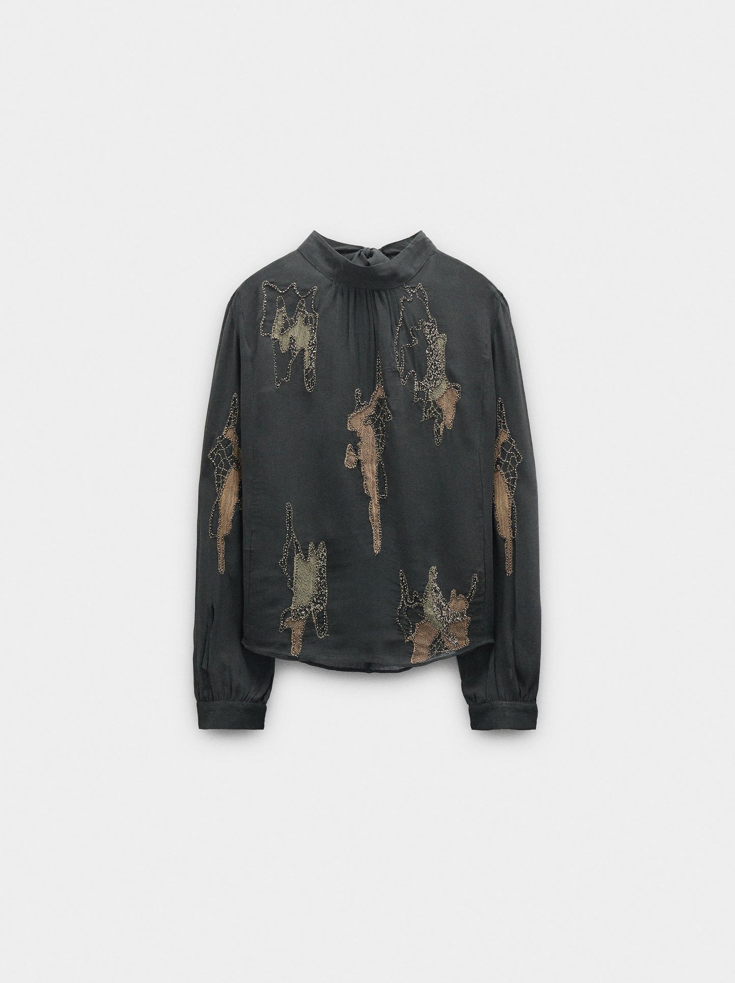 Blouse With Embroidery And Beads