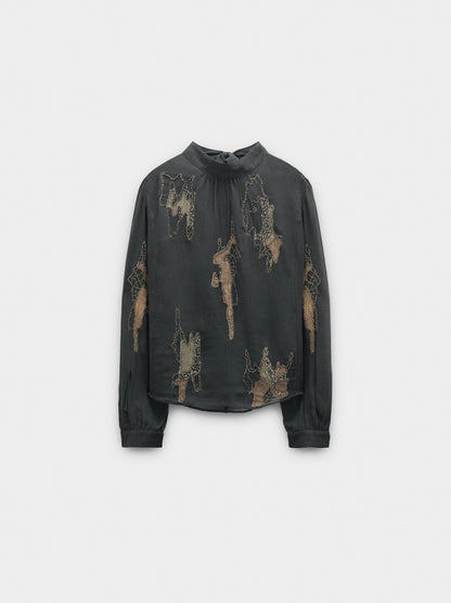 Blouse With Embroidery And Beads