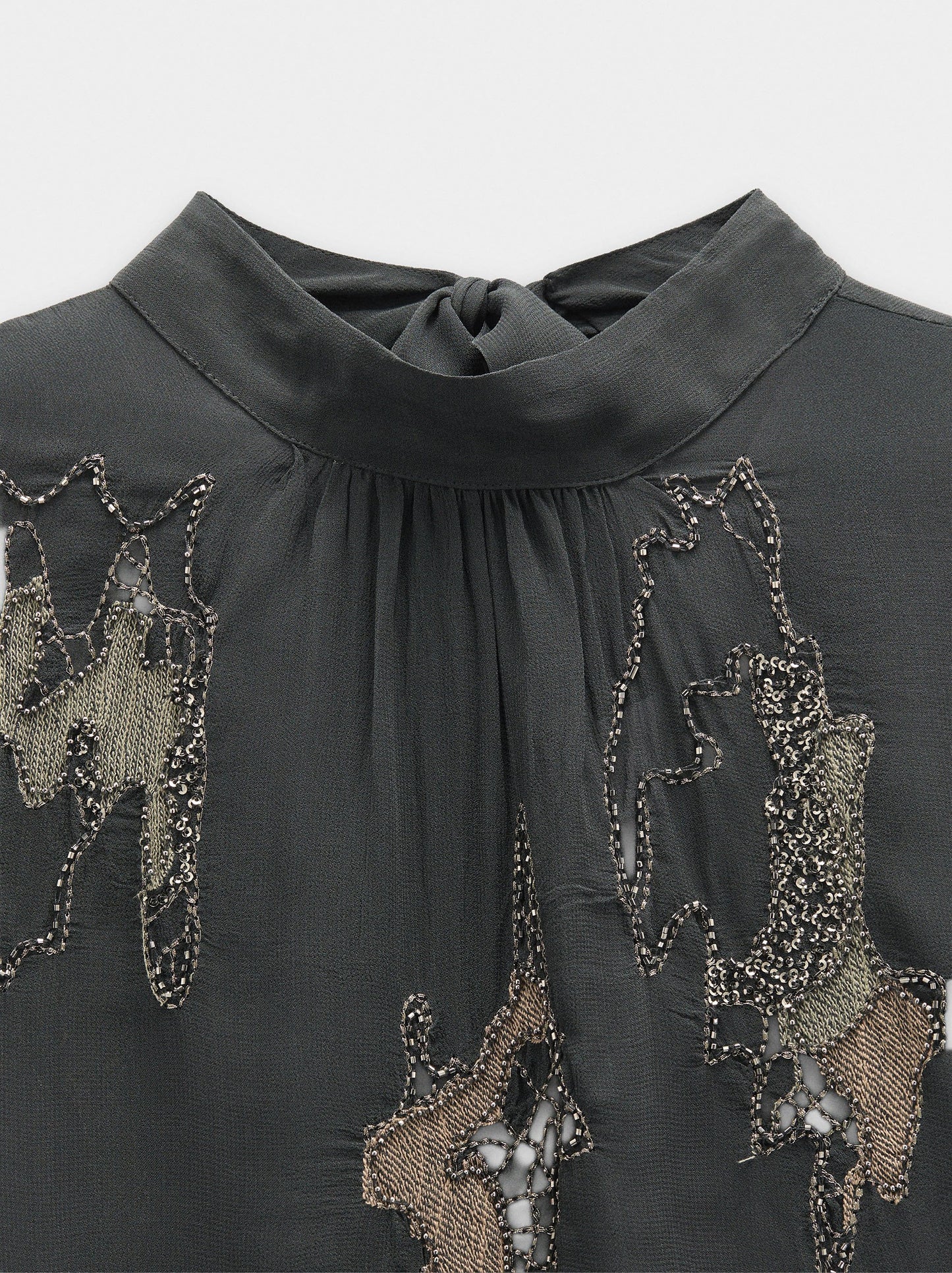 Blouse With Embroidery And Beads