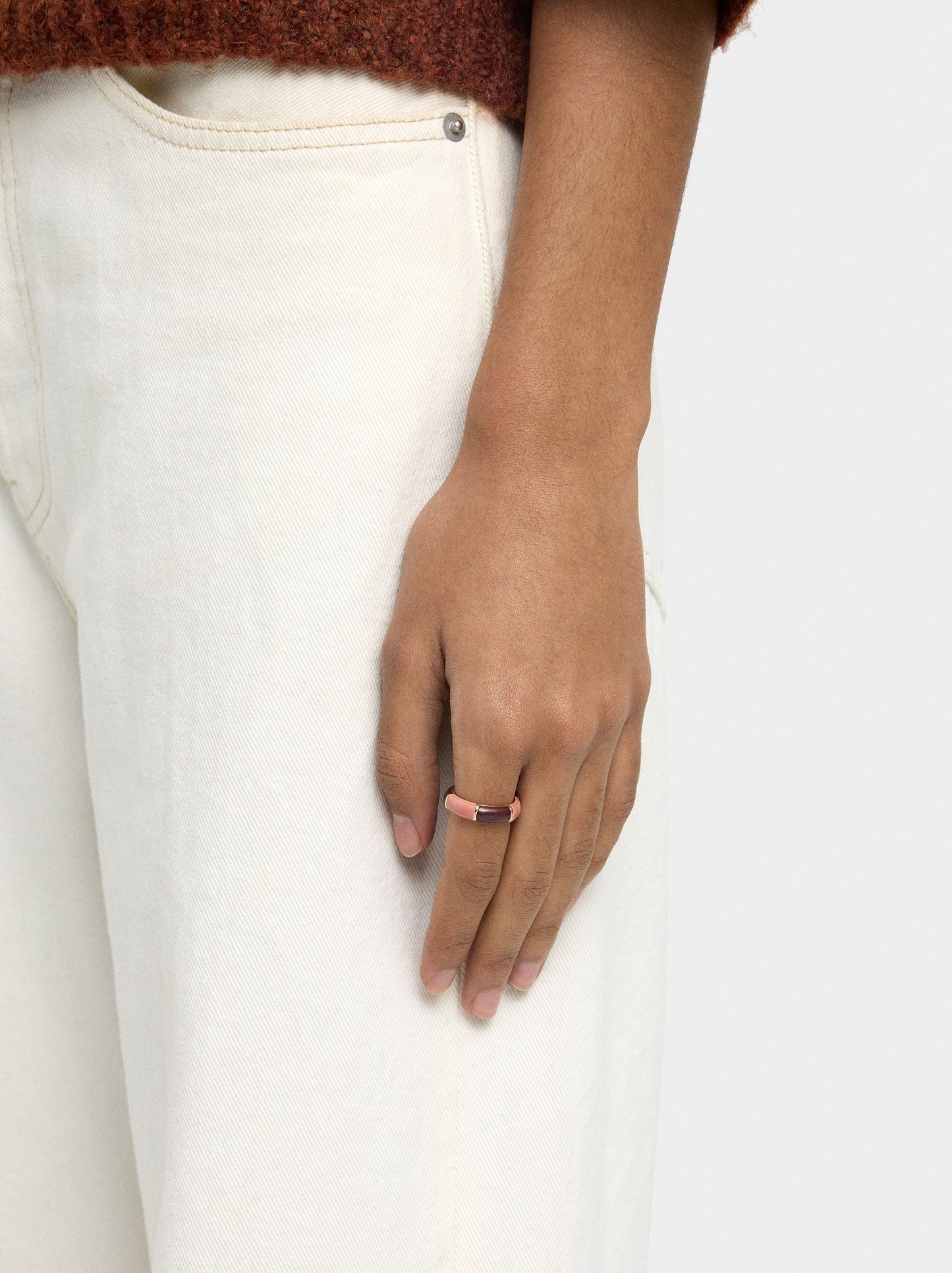 Segmented Ring With Enamel