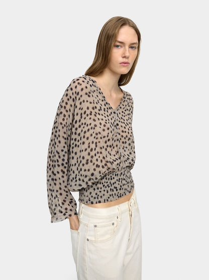 Fluid Blouse With Elasticated Details