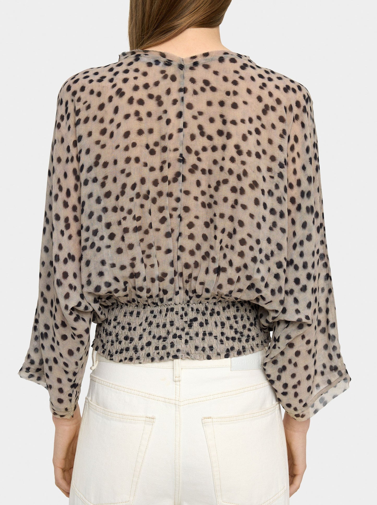 Fluid Blouse With Elasticated Details