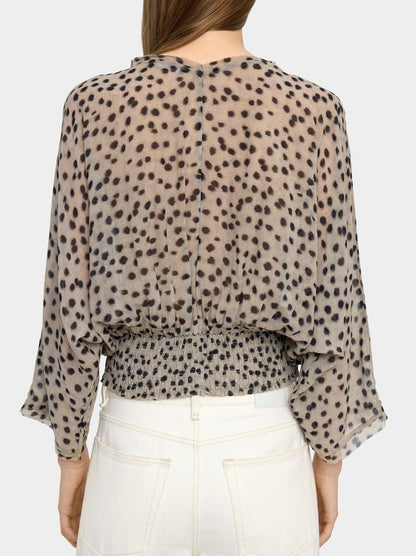 Fluid Blouse With Elasticated Details