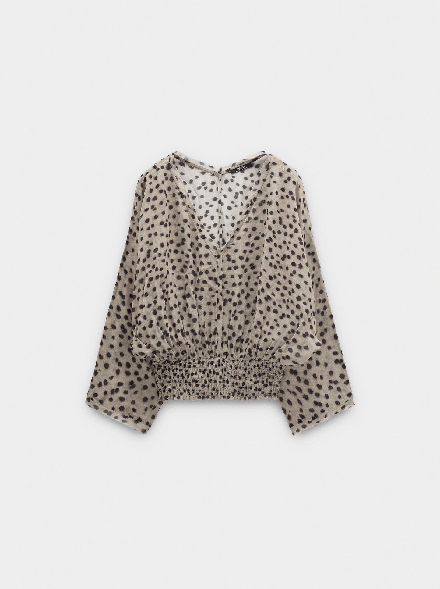 Fluid Blouse With Elasticated Details
