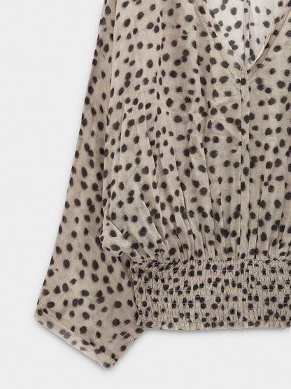 Fluid Blouse With Elasticated Details