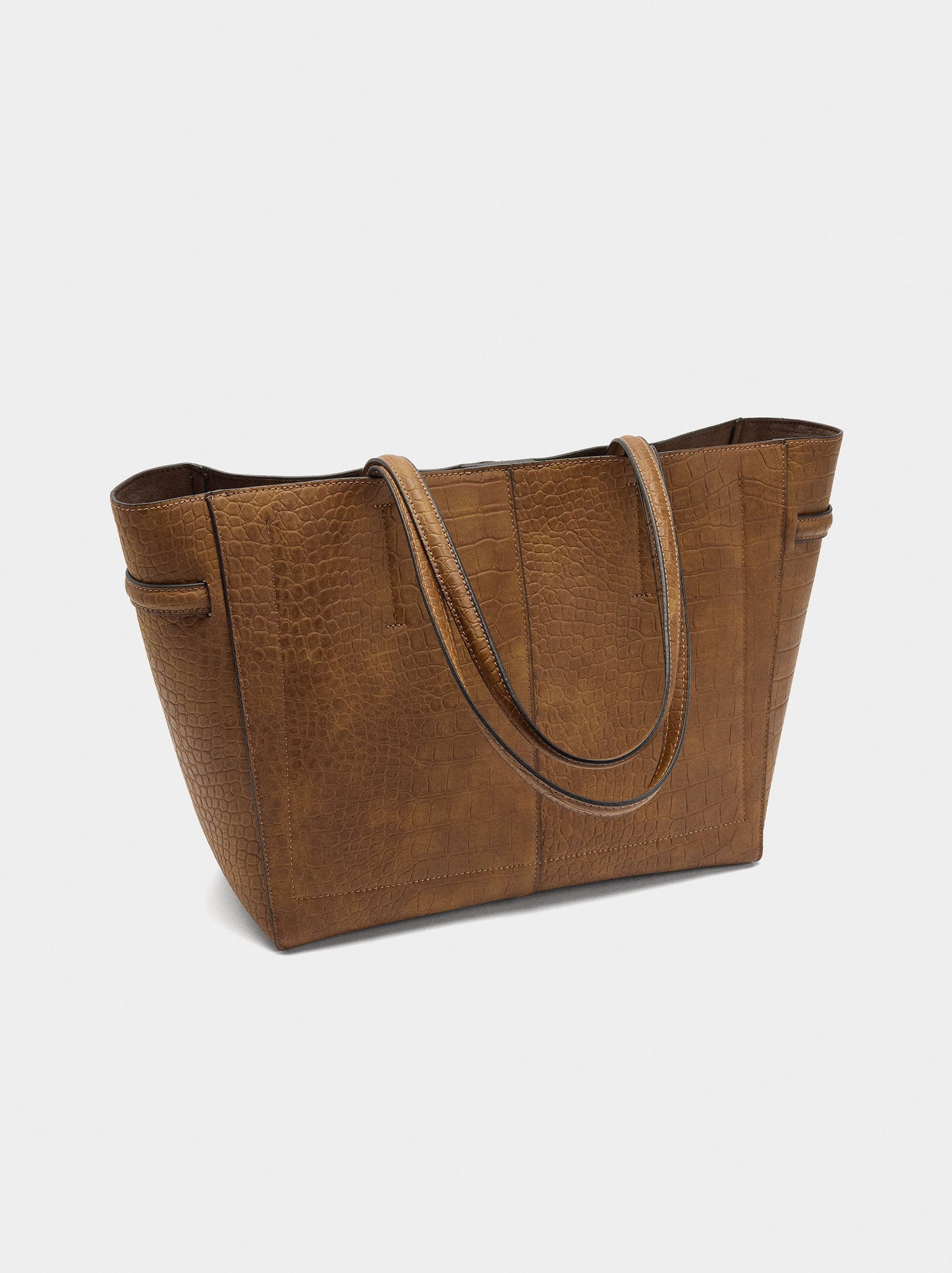 Shopper Bag With Animal Embossing