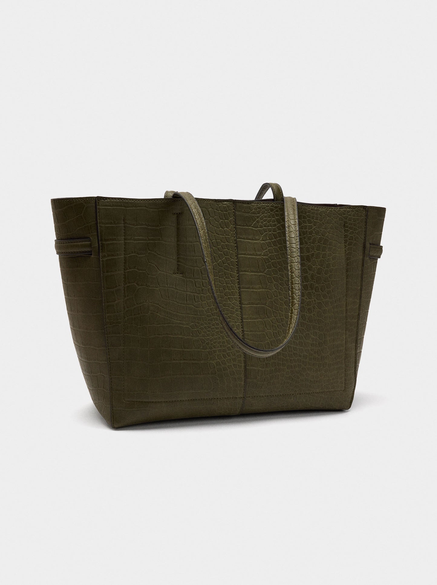 Shopper Bag With Animal Embossing