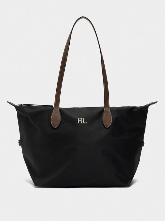 Plain Nylon Shopper Bag