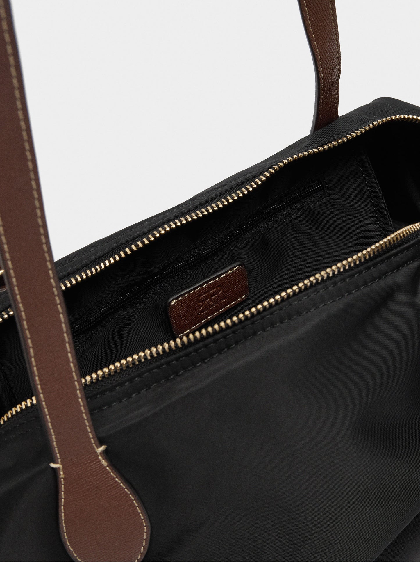 Plain Nylon Shopper Bag