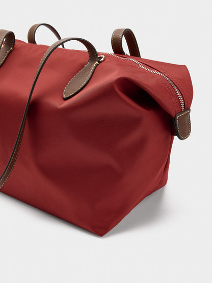 Plain Nylon Shopper Bag