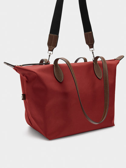 Plain Nylon Shopper Bag