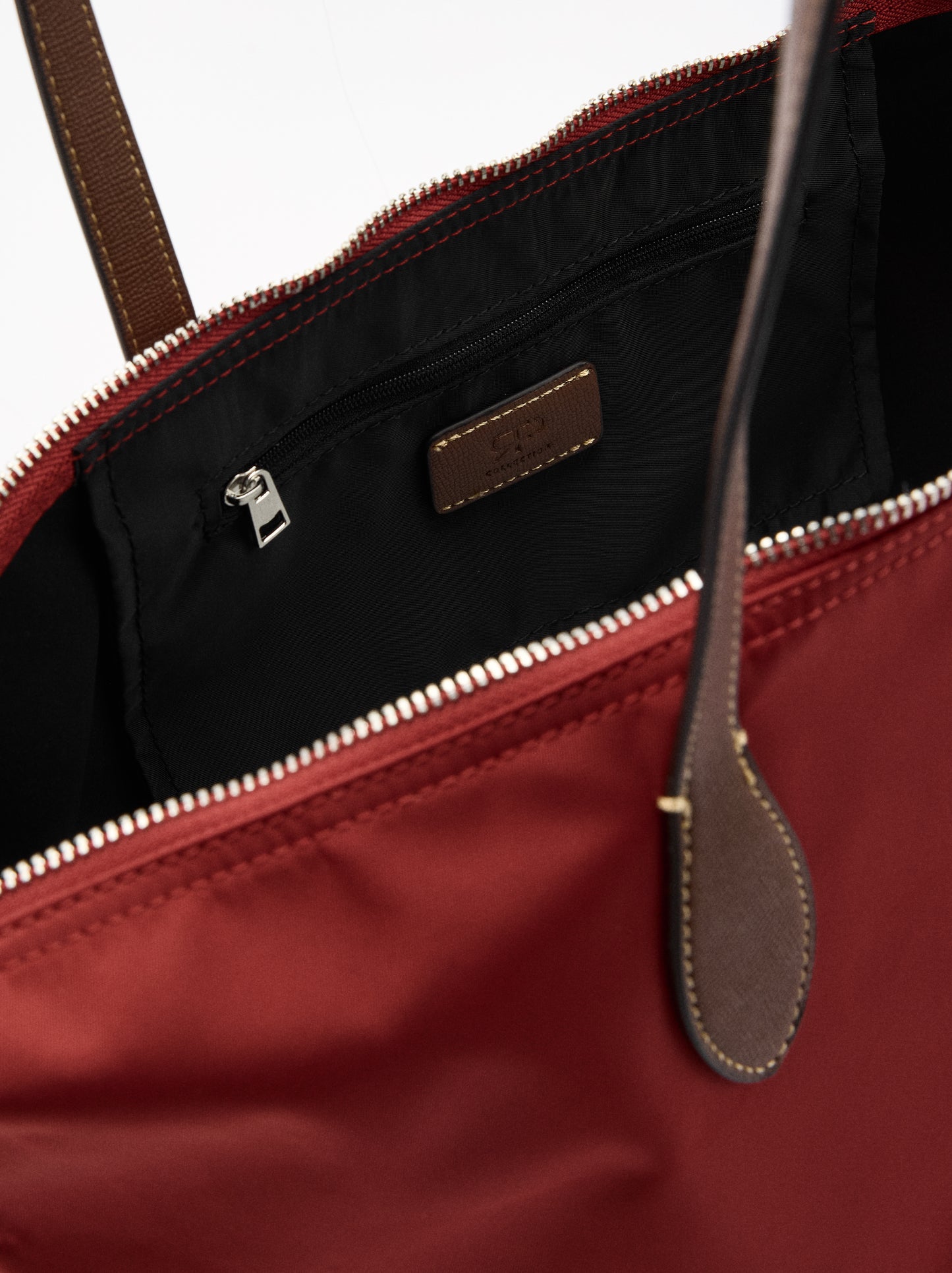 Plain Nylon Shopper Bag