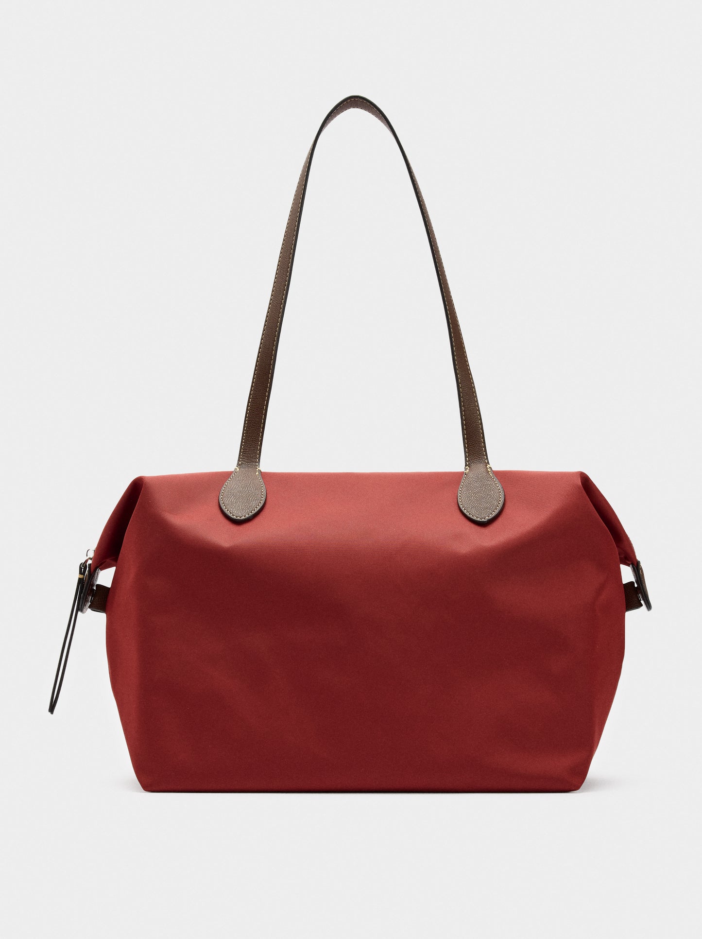 Plain Nylon Shopper Bag