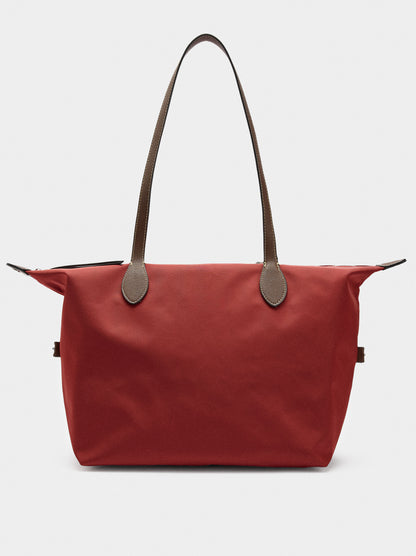 Plain Nylon Shopper Bag