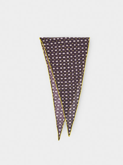 Triangular Printed Scarf With 100% Cotton