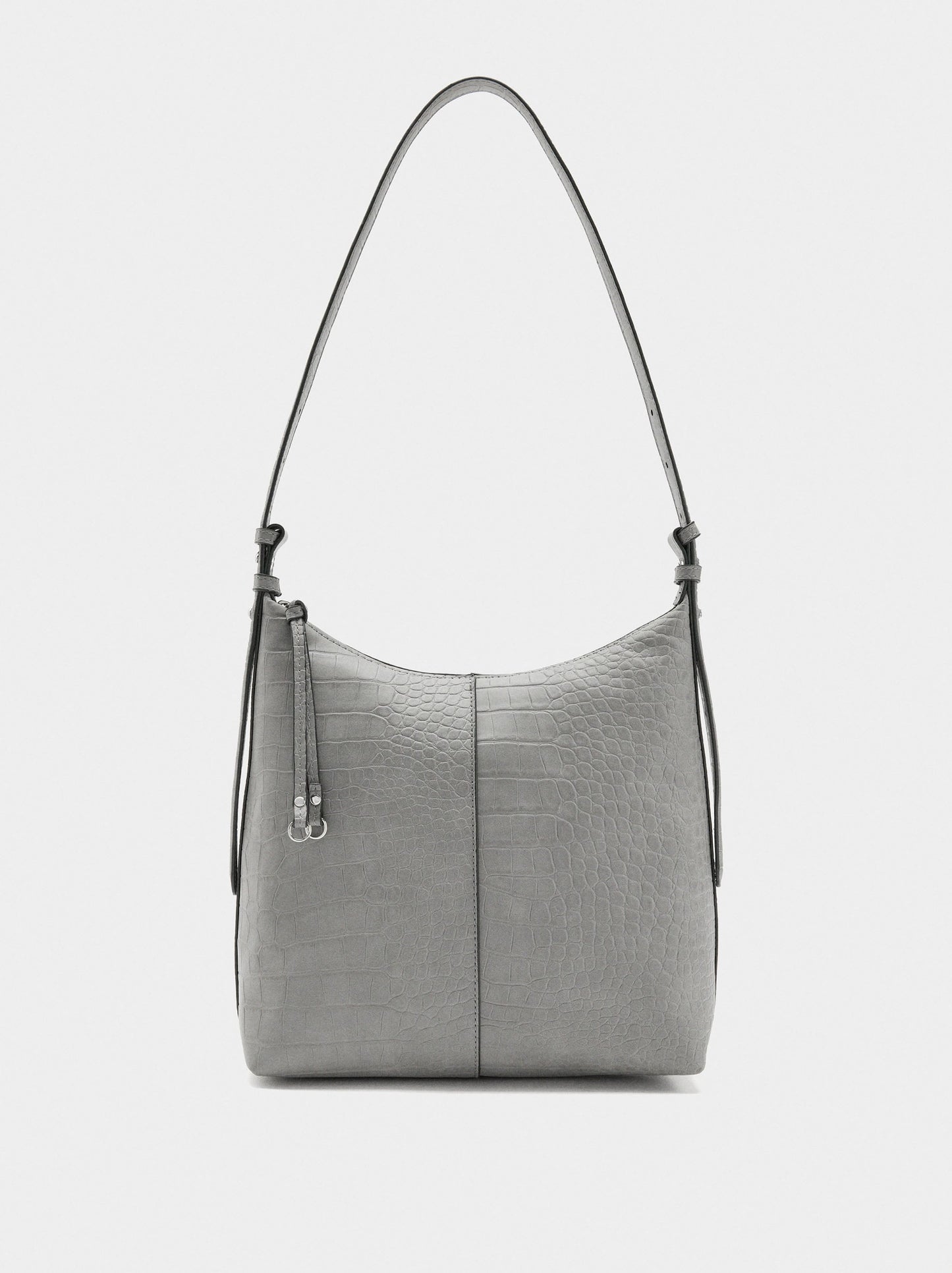 Shoulder Bag With Animal Embossing