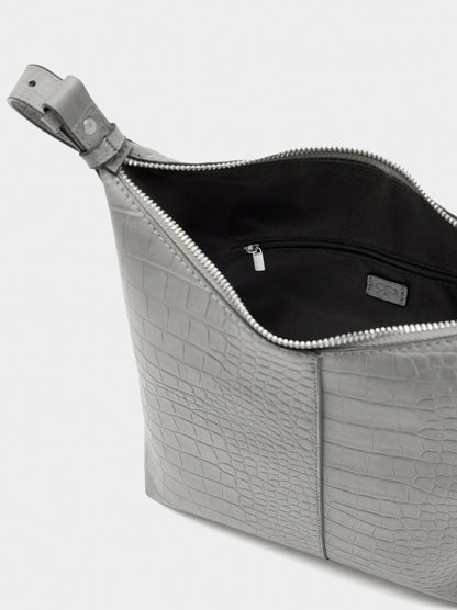 Shoulder Bag With Animal Embossing