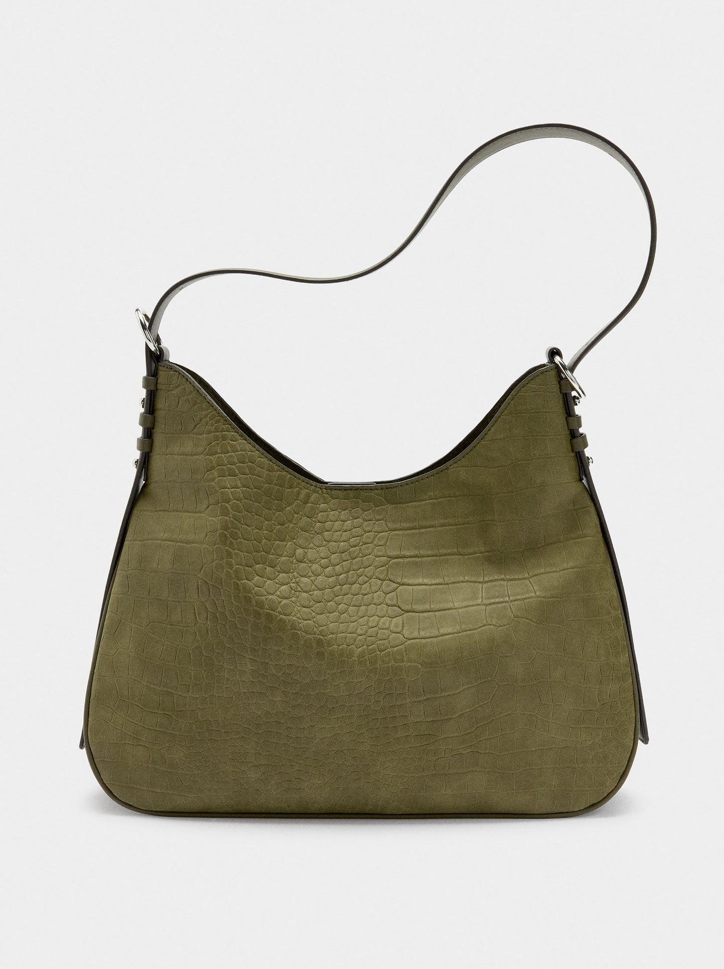 Shoulder Bag With Animal Embossing