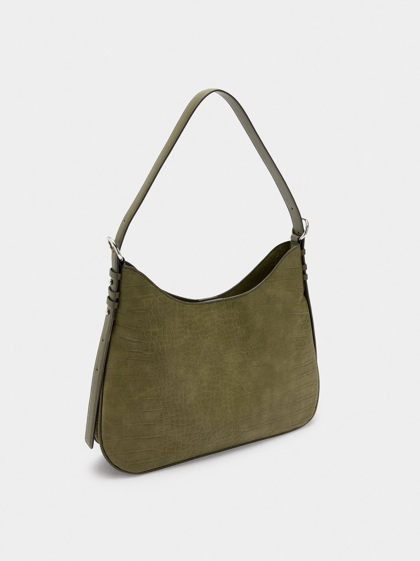 Shoulder Bag With Animal Embossing