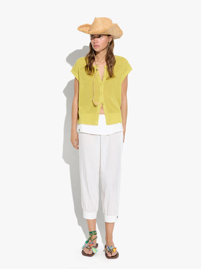 Mesh Waistcoat With Buttons